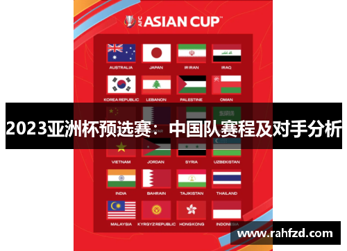 2023亚洲杯预选赛：中国队赛程及对手分析